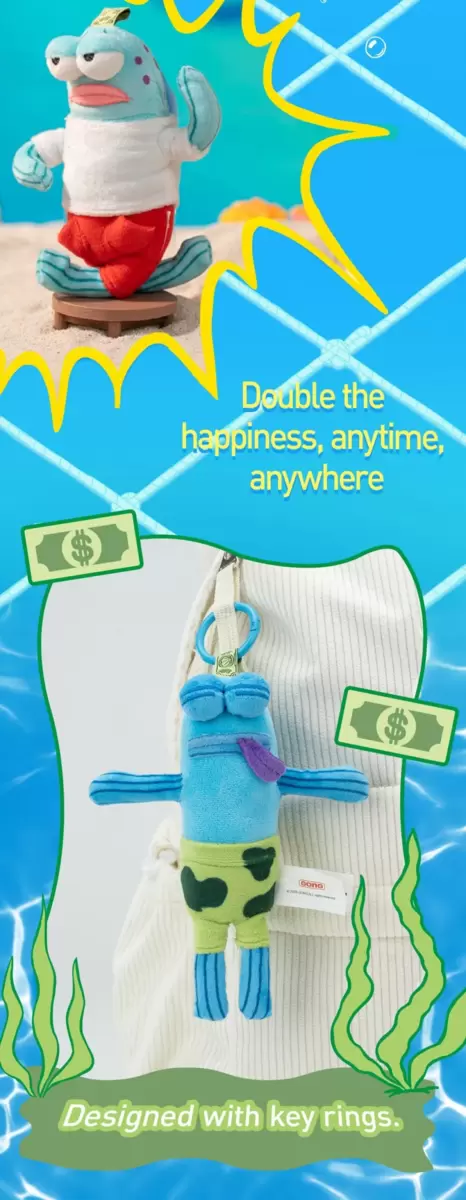 Amigos de Fondo de Bikini – Peluche caprichoso Amigos de Fondo de Bikini – Peluche caprichoso