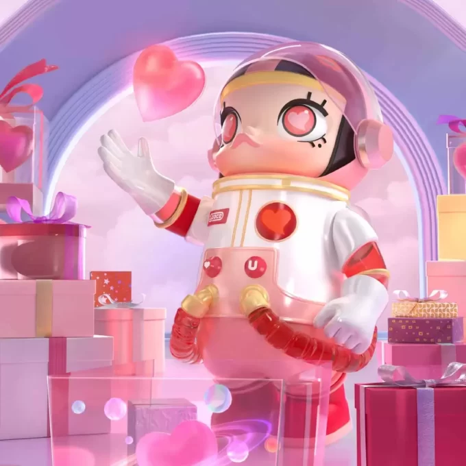 Colección MEGA 1000% SPACE MOLLY Latido del corazón