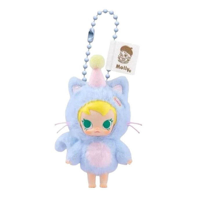 Colgante de peluche de vinilo Baby Molly Pocket Friends «Feeling Blue»