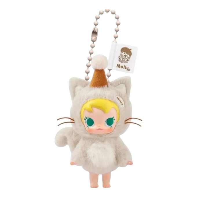 Colgante de peluche de vinilo de Baby Molly Pocket Friends «Es hora de la merienda»