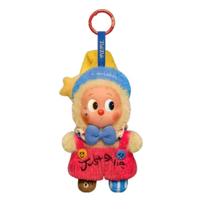 Colgante de peluche de vinilo de la serie «Por qué tan serio» «Gominola arcoíris garabateada»