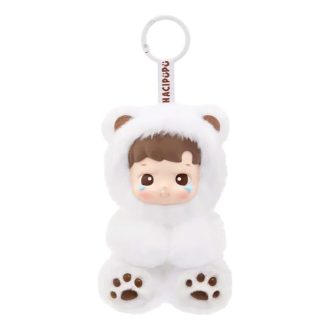 Colgante de peluche de vinilo de osito de goma Hacipupu «Sabor a café con leche», edición secreta