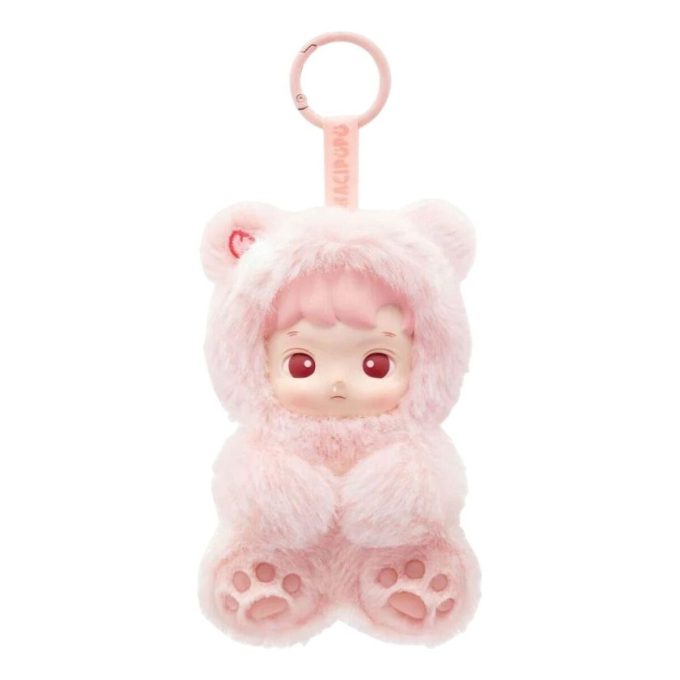 Colgante de peluche de vinilo de osito de goma Hacipupu «Sabor a melocotón»