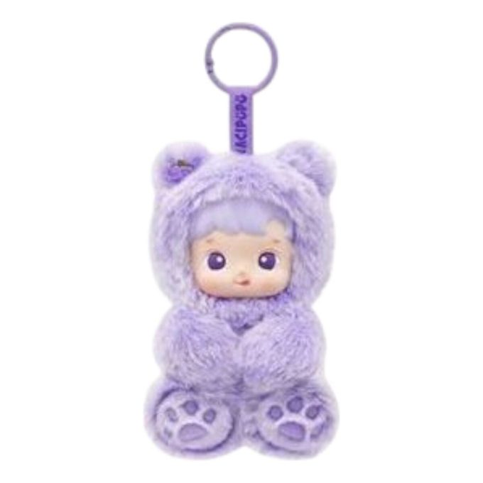 Colgante de peluche de vinilo de osito de goma Hacipupu «Sabor a uva»