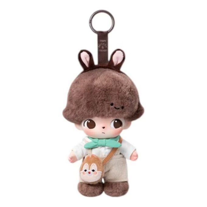 Colgante de peluche de vinilo Disney Dimoo World «Chip y Dale»