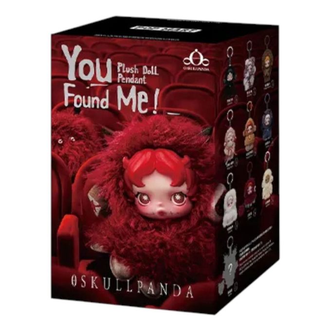Colgante de peluche Skullpanda «You Found Me» en caja sellada (1 caja sorpresa)