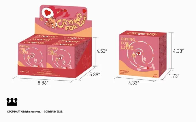 CRYBABY Serie Llorando por Amor – Caja Sorpresa con Encanto para Teléfono CRYBABY Serie Llorando por Amor – Caja Sorpresa con Encanto para Teléfono