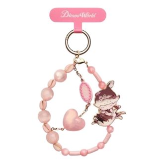 Dimoo Crush on Coffee – Amuleto para teléfono «Carta de amor con rosa»