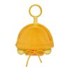 Estuche de vinilo para auriculares de peluche con la cara de Crybaby «DUCK YOU»