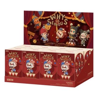Estuche sellado con colgante de peluche de vinilo de la serie «Por qué tan serio» (8 cajas sorpresa)