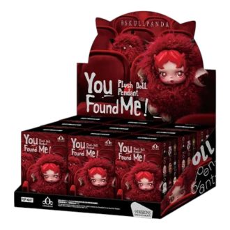 Estuche sellado con colgante de peluche «Me encontraste» de Skullpanda (9 cajas sorpresa)