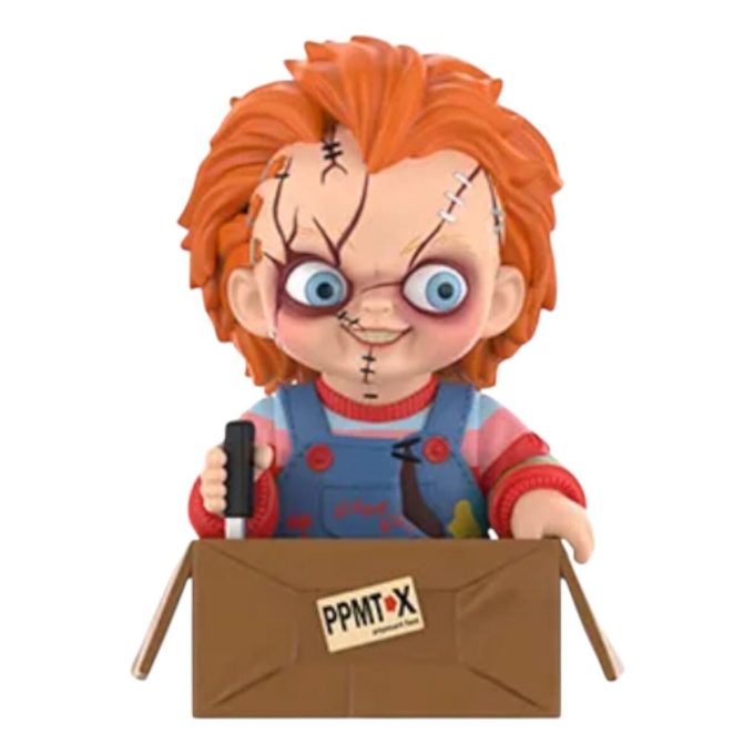 Figura de la franquicia Chucky «Caja de entrega Chucky»