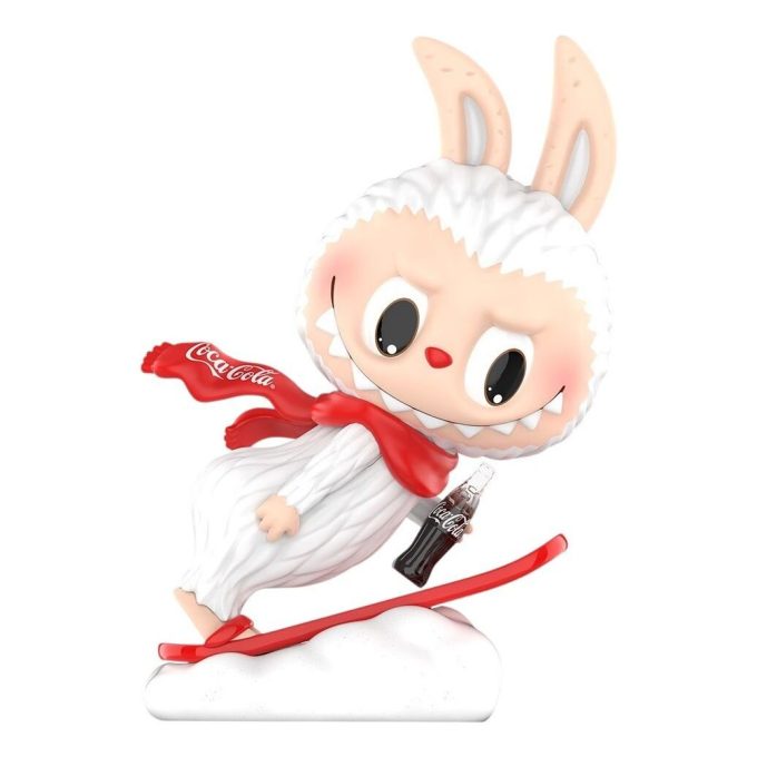 Figura Labubu de The Monsters de Pop Mart x Coca-Cola «Montaña Nevada»