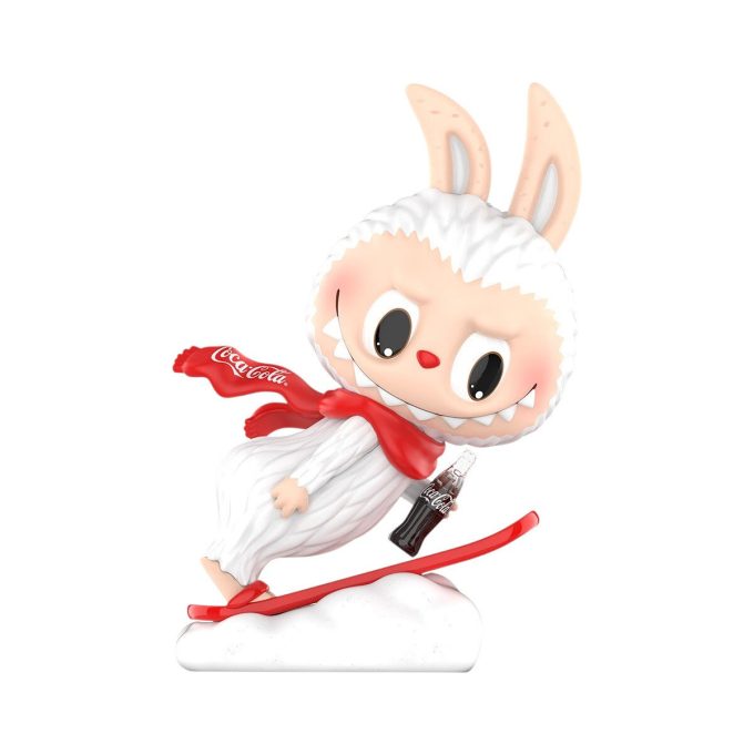 Figura Labubu de The Monsters de Pop Mart x Coca-Cola «Montaña Nevada»