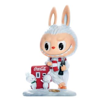 Figura Labubu de The Monsters de Pop Mart x Coca-Cola «Muñeco de nieve misterioso» Edición secreta