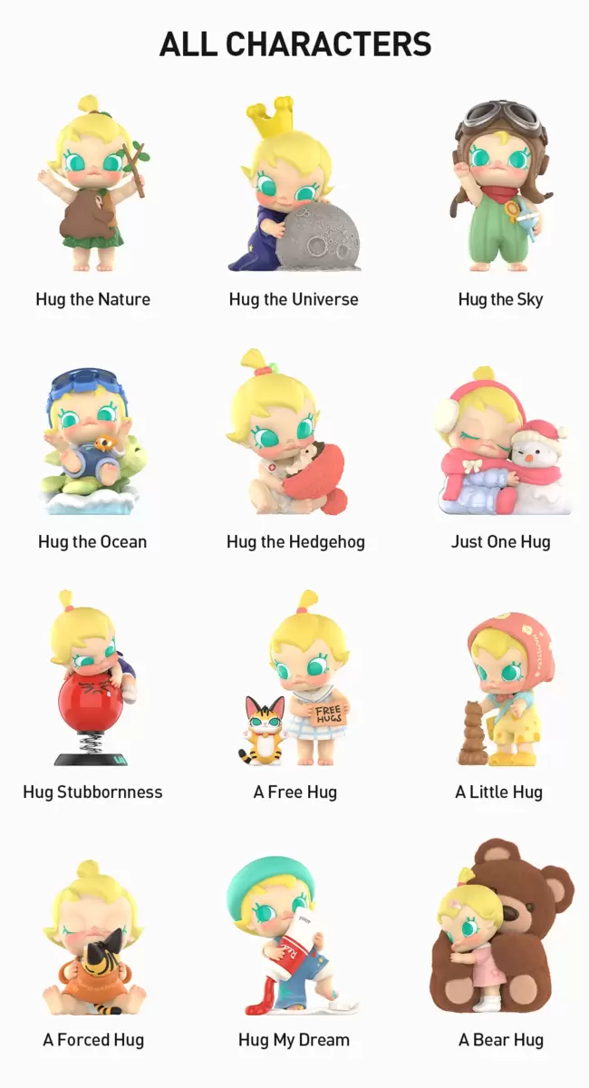 Figuras abrazables de la serie Discovery de Baby Molly Figuras abrazables de la serie Discovery de Baby Molly