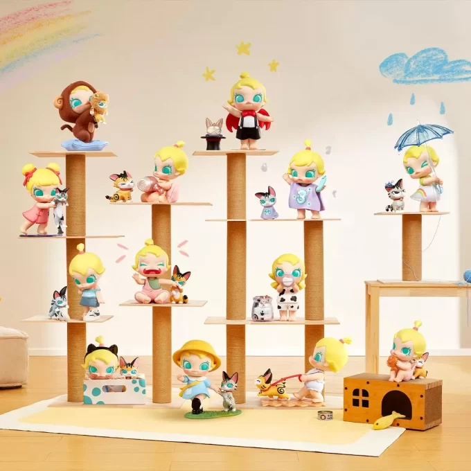Figuras de la serie Baby Molly y Baby Tabby Figuras de la serie Baby Molly y Baby Tabby