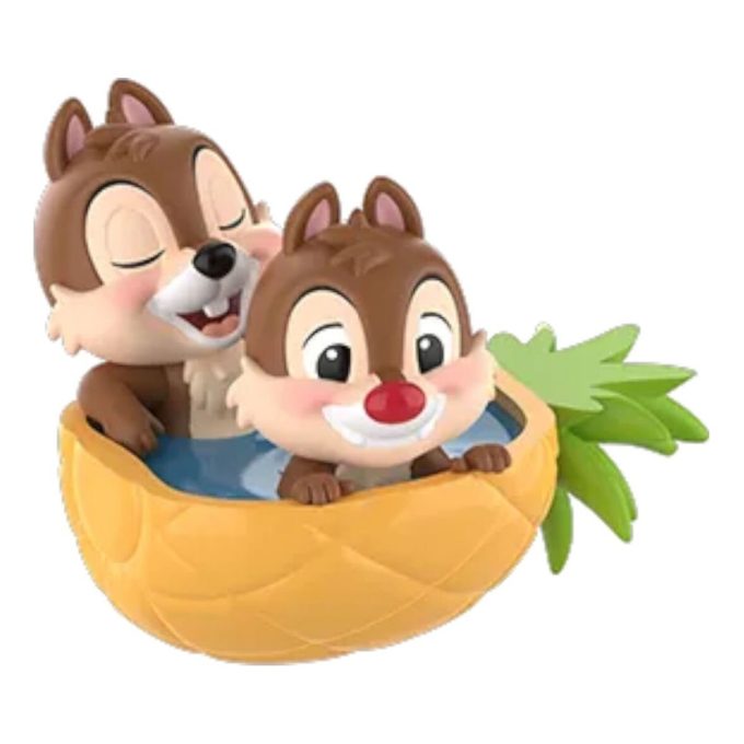 Figuras de la serie Disney Chip y Dale de los Hermanos Amantes de la Diversión «Piscina de Piña»
