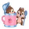 Figuras de la serie Disney Chip y Dale: Hermanos Amantes de la Diversión «Gatito Escondiendo la Taza de Té»