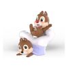 Figuras de la serie Disney Chip y Dale «Hermanos Amantes de la Diversión» «Sofá Guante»