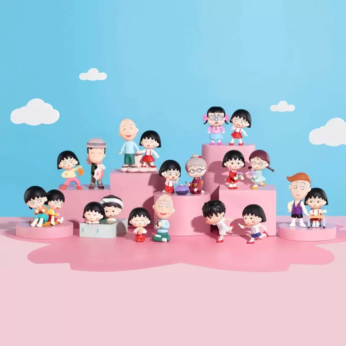 Figuras de la serie «El tiempo contigo» de Chibi Maruko Chan