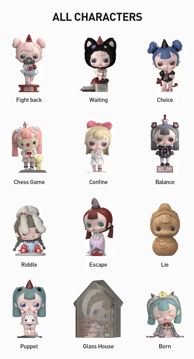 FIGURAS DE LA SERIE TINYTINY-PRÓLOGO FIGURAS DE LA SERIE TINYTINY-PRÓLOGO