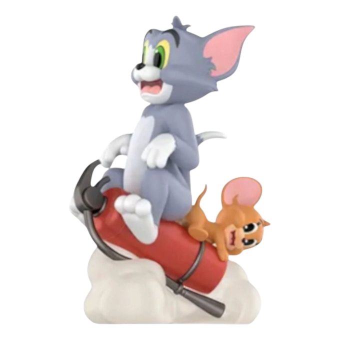 Figuras de Tom y Jerry con la brújula prohibida «Asalto con extintor»