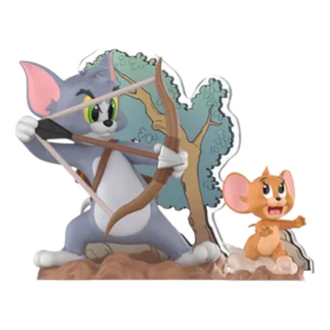 Figuras de Tom y Jerry con la brújula prohibida «Aventura de pintura»