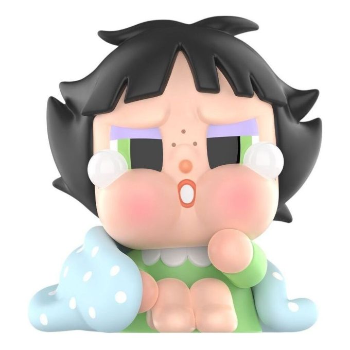 Figuras de vinilo CryBaby de Pop Mart x Las Chicas Superpoderosas «Taza de Mantequilla para Dormir»