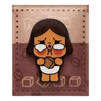Imán para nevera de la fábrica de café Pop Bean «Condimento de azúcar dorado Crybaby»