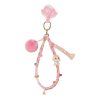 Llavero de fiesta con pompones Labubu «rosa»