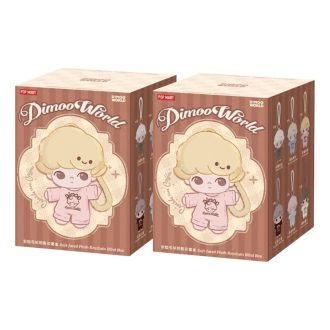 Llavero de peluche Dimoo «Crush on Coffee» (caja sellada, 2 cajas sorpresa)
