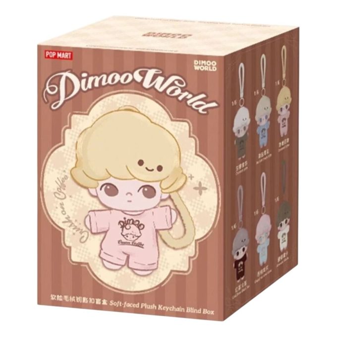 Llavero de peluche Dimoo «Crush on Coffee» (caja sorpresa)