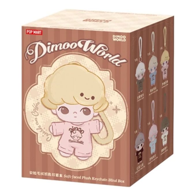 Llavero de peluche Dimoo «Crush on Coffee» (caja sorpresa)