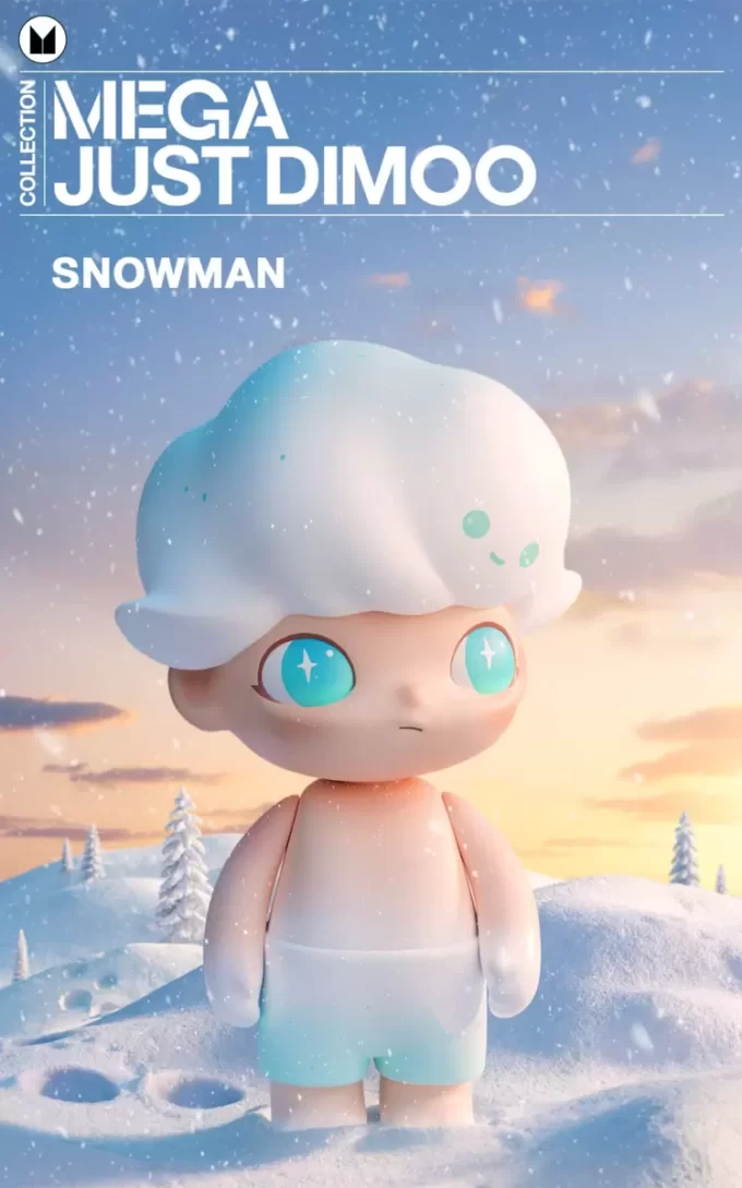 MEGA COLECCIÓN 1000% JUST DIMOO Muñeco de nieve MEGA COLECCIÓN 1000% JUST DIMOO Muñeco de nieve