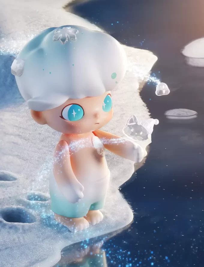 MEGA COLECCIÓN 1000% JUST DIMOO Muñeco de nieve MEGA COLECCIÓN 1000% JUST DIMOO Muñeco de nieve