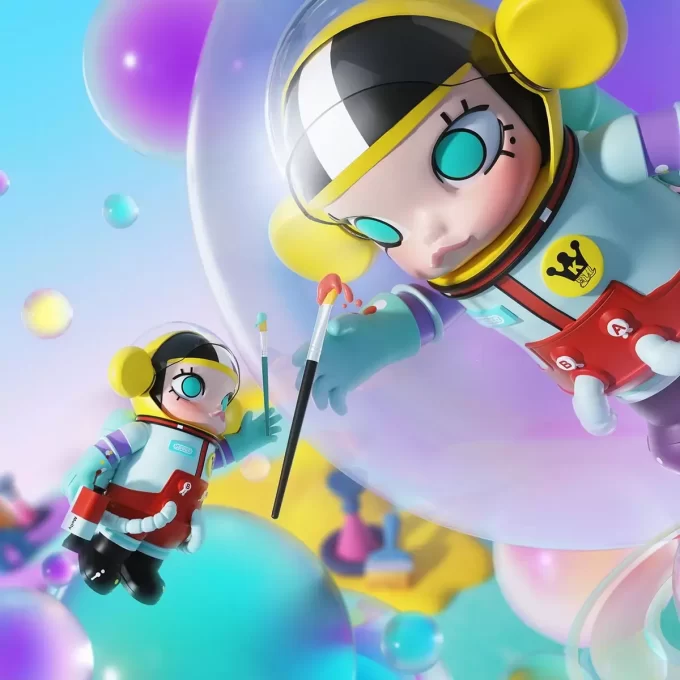 MEGA COLECCIÓN 1000% SPACE MOLLY Pequeña Pintora