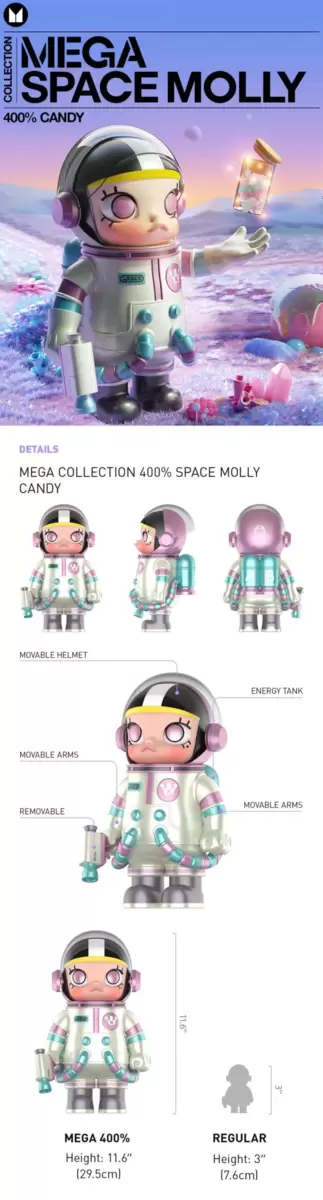 MEGA COLECCIÓN 400% SPACE MOLLY CANDY MEGA COLECCIÓN 400% SPACE MOLLY CANDY