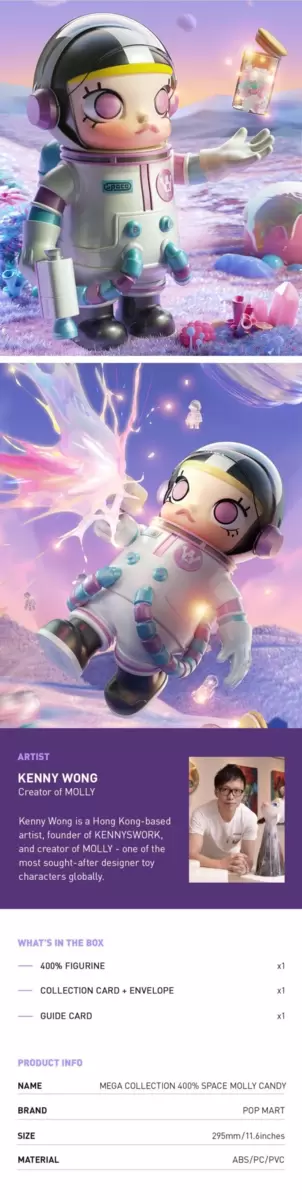 MEGA COLECCIÓN 400% SPACE MOLLY CANDY MEGA COLECCIÓN 400% SPACE MOLLY CANDY