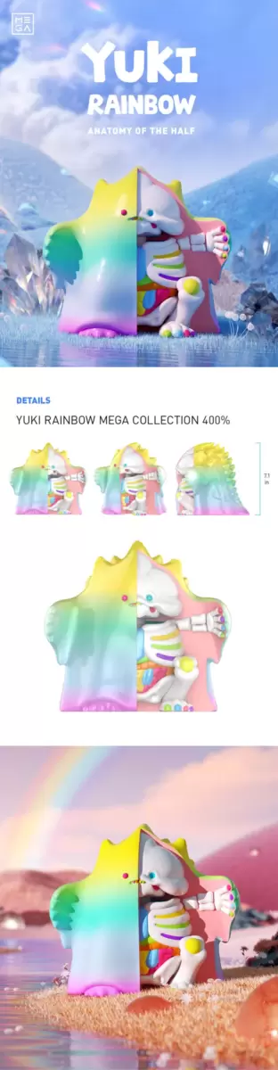 MEGA COLECCIÓN YUKI Arcoíris 400% MEGA COLECCIÓN YUKI Arcoíris 400%
