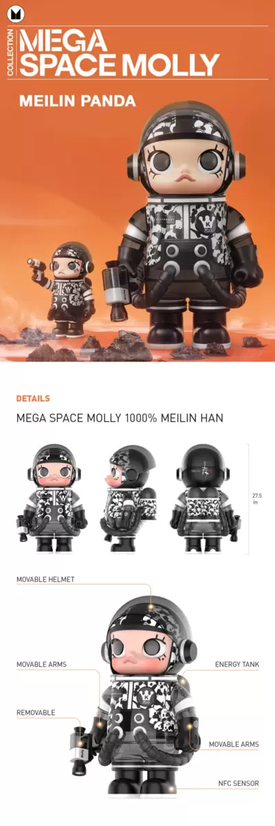 MEGA ESPACIO MOLLY 1000% Meilin Panda MEGA ESPACIO MOLLY 1000% Meilin Panda