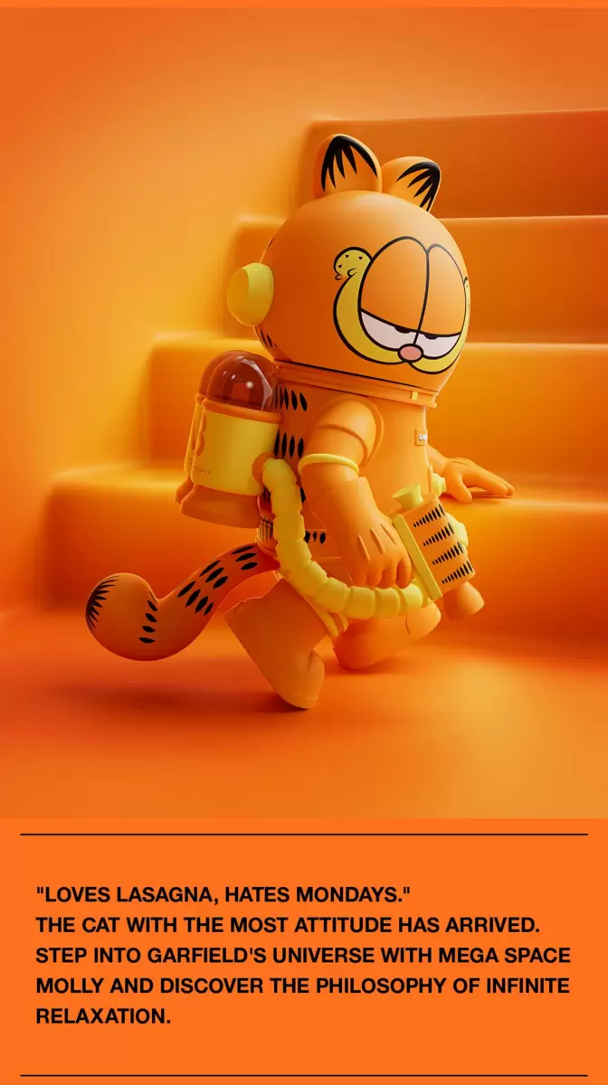 MEGA ESPACIO MOLLY 400% Garfield MEGA ESPACIO MOLLY 400% Garfield