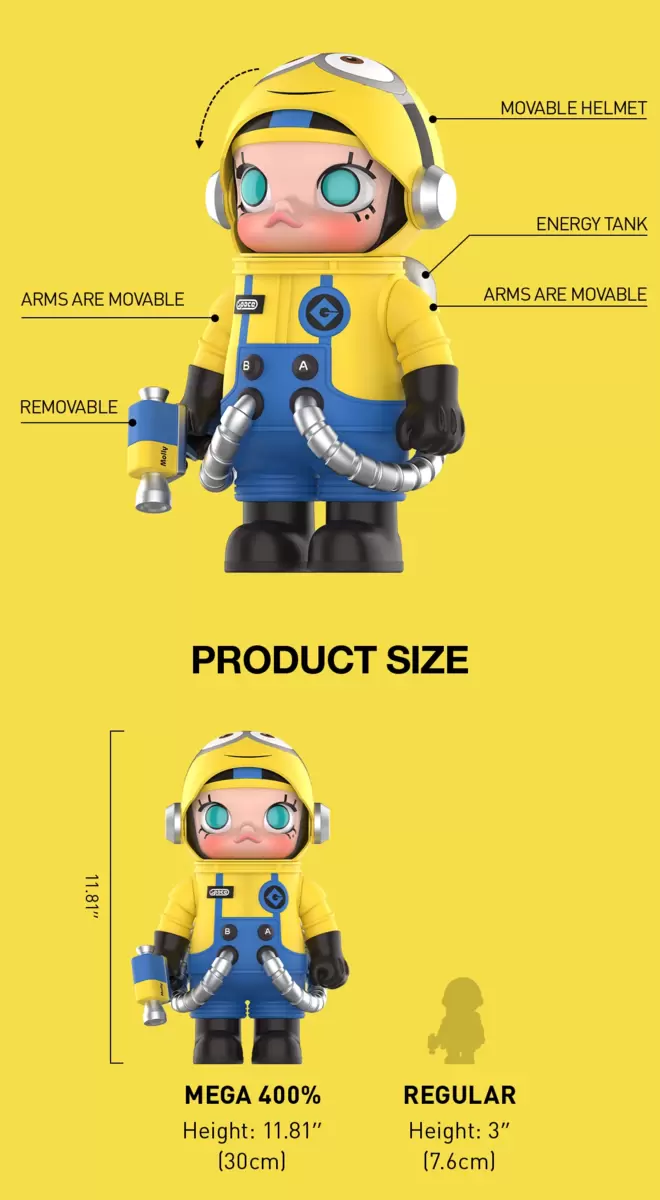 MEGA ESPACIO MOLLY 400% Minions MEGA ESPACIO MOLLY 400% Minions