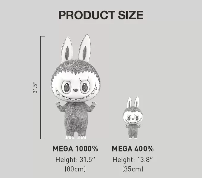MEGA LABUBU 1000% Boceto