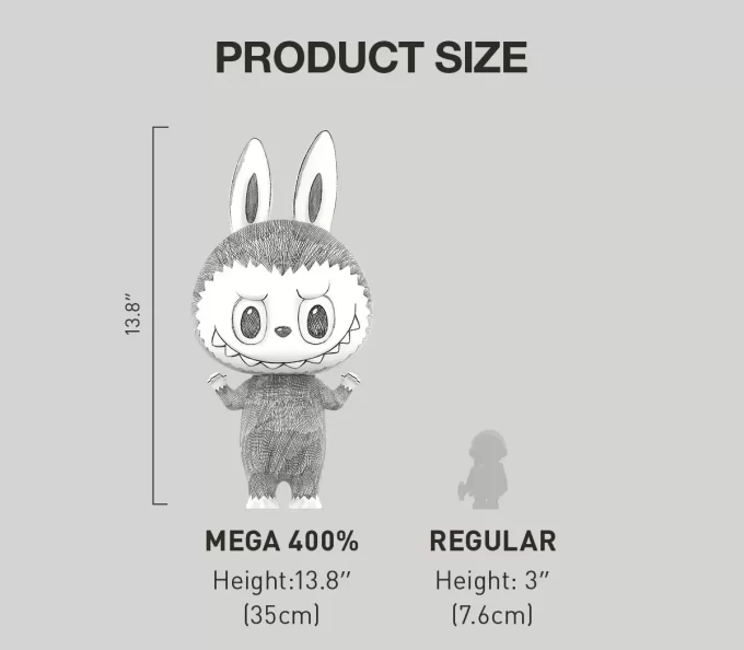 MEGA LABUBU 400% Boceto