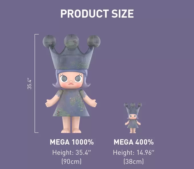 MEGA ROYAL MOLLY 1000% Monet-Les Nymphéas MEGA ROYAL MOLLY 1000% Monet-Les Nymphéas