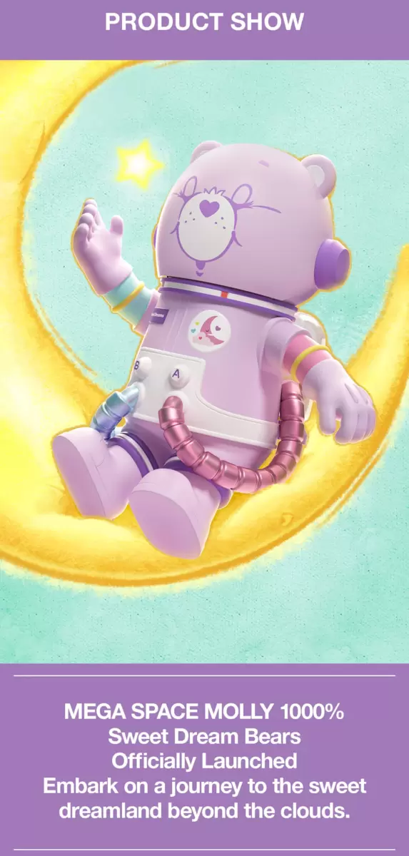 MEGA SPACE MOLLY 1000% Ositos de dulces sueños MEGA SPACE MOLLY 1000% Ositos de dulces sueños