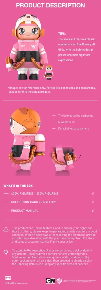 MEGA SPACE MOLLY 400%+100% LAS CHICAS SUPERPODEROSAS-Blossom MEGA SPACE MOLLY 400%+100% LAS CHICAS SUPERPODEROSAS-Blossom
