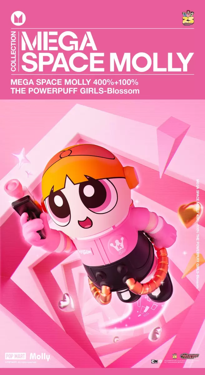MEGA SPACE MOLLY 400%+100% LAS CHICAS SUPERPODEROSAS-Blossom MEGA SPACE MOLLY 400%+100% LAS CHICAS SUPERPODEROSAS-Blossom