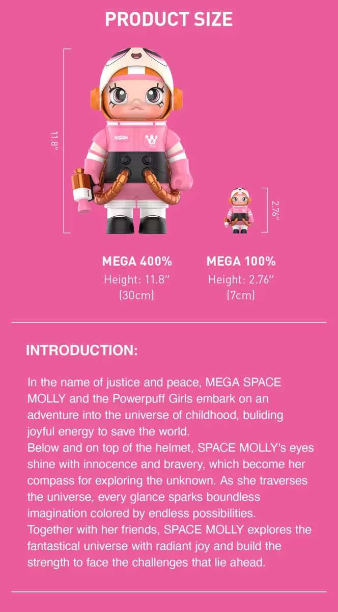 MEGA SPACE MOLLY 400%+100% LAS CHICAS SUPERPODEROSAS-Blossom MEGA SPACE MOLLY 400%+100% LAS CHICAS SUPERPODEROSAS-Blossom